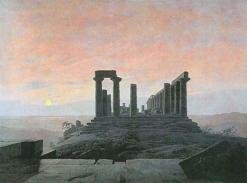 Caspar David Friedrich Der Tempel der Juno in Agrigent) France oil painting art